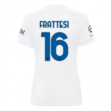 Inter Milan Davide Frattesi #16 Bortedrakt Kvinner 2023-24 Kortermet